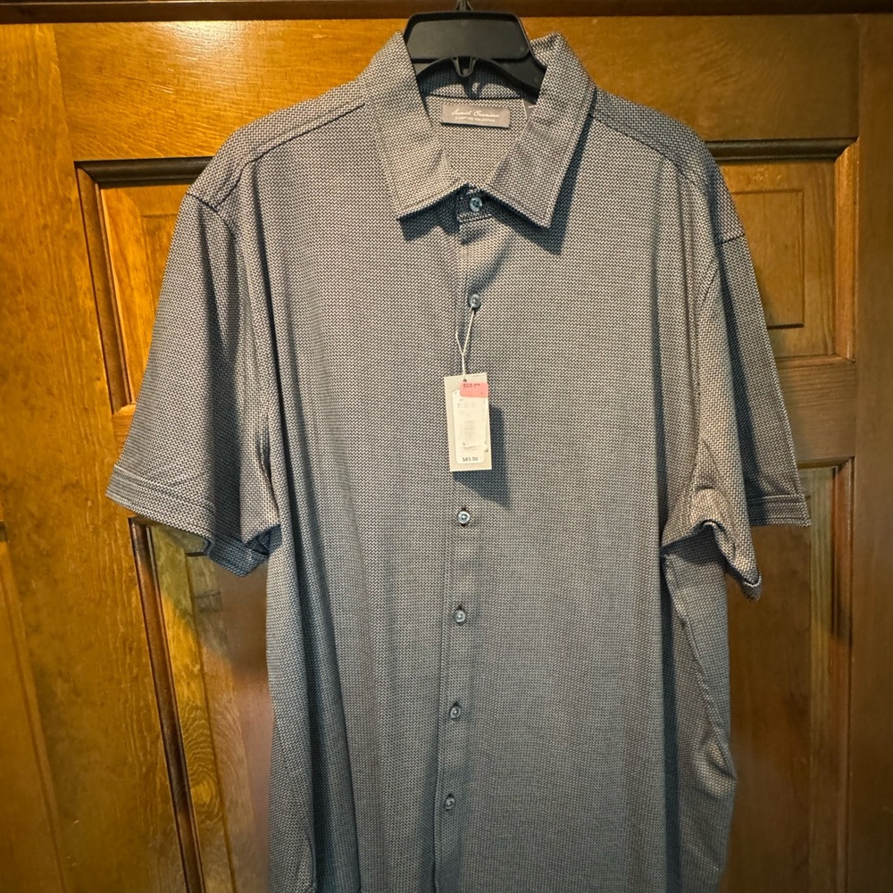 Daniel Cremieux Men's Black Button Down Shirt